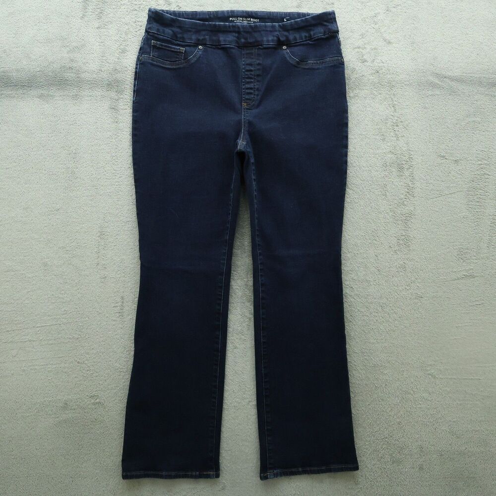 Chico's Jeans Women's Size 2R US-12R High-Rise Pull On Slim Boot 29.5" Inseam